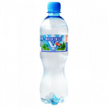 Вода минеральная Сенежская газированная 0.5 литра 12 штук в упаковке