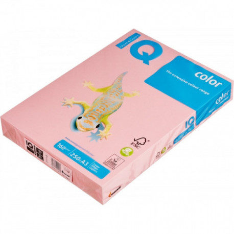 Бумага цветная IQ COLOR А3 160 г PI25-розовый пачка 250 листов