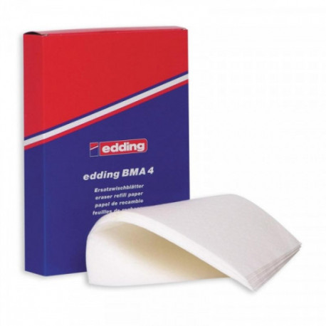 Салфетки для губки Edding 70x160 мм 100 штук в упаковке