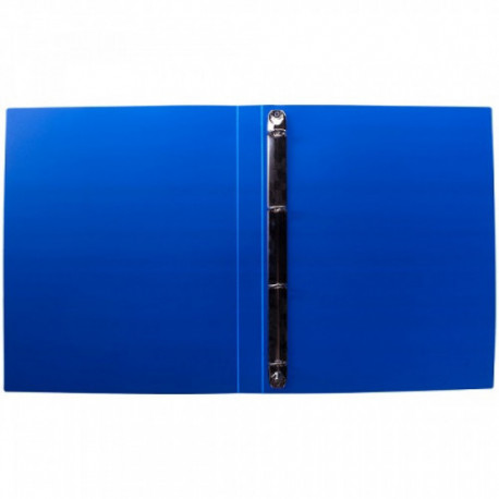 Папка на 4-х кольцах Berlingo "Line", 25мм, 500мкм, синяя