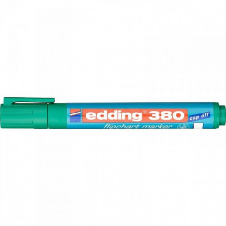 Маркер для флипчартов Edding E-380/4 cap off зеленый 2,2 мм