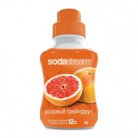 Сироп SodaStream Розовый грейпфрут 500 мл на 12 литров напитка