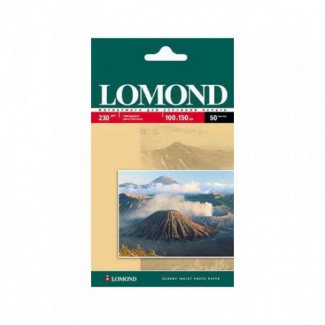 Бумага Lomond 10x15 см 230 г/м2 50 листов глянцевая для струйной печати