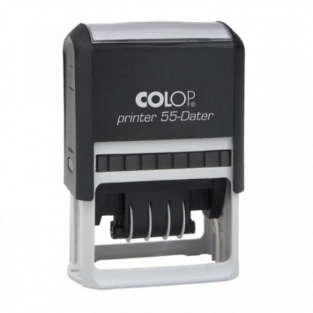 Датер автоматический самонаборный Colop Printer 55 Dater Bank Set 60х40 мм 6 строк