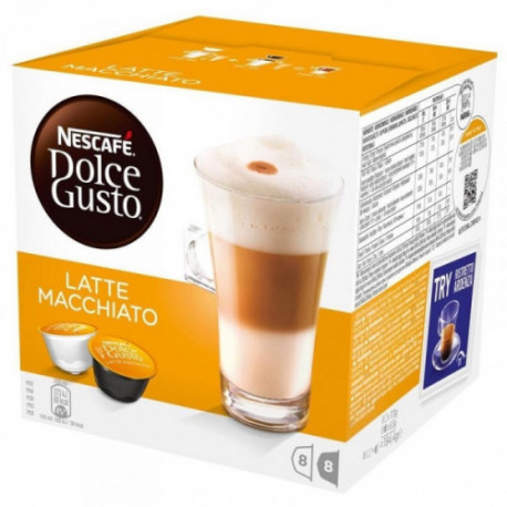 Капсулы для кофемашин Nescafe Dolce Gusto Латте 16 штук в упаковке