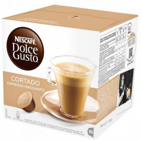 Капсулы для кофемашин Nescafe Dolce Gusto эспрессо с молоком 16 штук в упаковке
