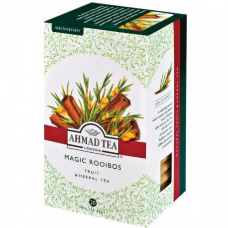 Чай Ahmad Tea Magic Rooibos травяной с корицей 20 пакетиков