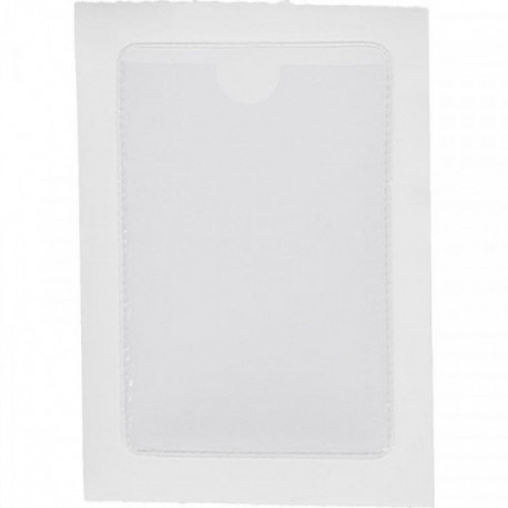 Папка карман самоклеящийся Аttache для визитных карточек, 65*98 мм, 10 шт.