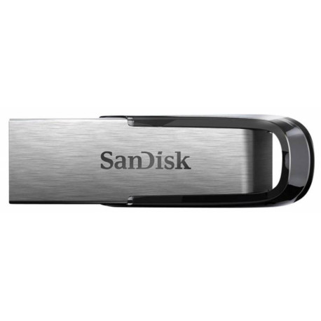 Флеш Диск Sandisk 16Gb Cruzer Ultra Flair SDCZ73-016G-G46 USB3.0 серебристый/черный