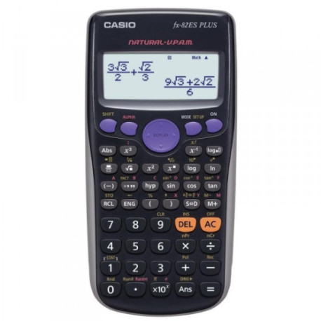 Калькулятор Casio научный FX82ES Plus 10+2-разрядный 252 функции