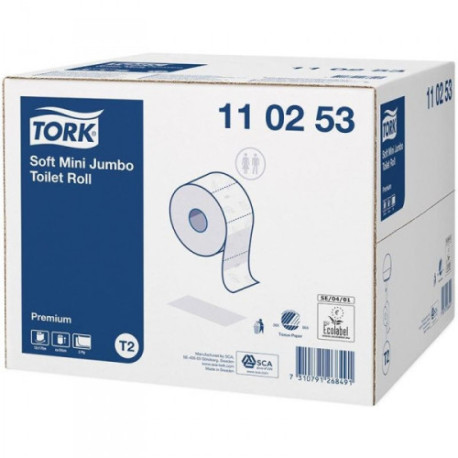 Туалетная бумага Tork Premium T2 120243 рулонная 2-слойная 170 м 12 рул/уп