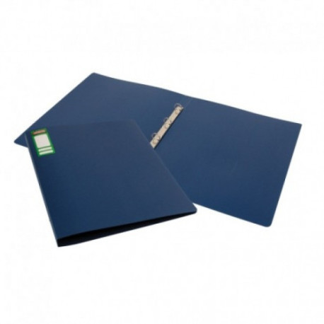 Папка на 4-х кольцах Attache А3 303x426 мм пластиковая корешок 32 мм синяя